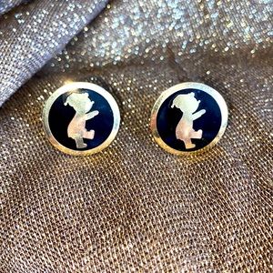 VTG Josten TraveLodge sleep walking bear cufflinks